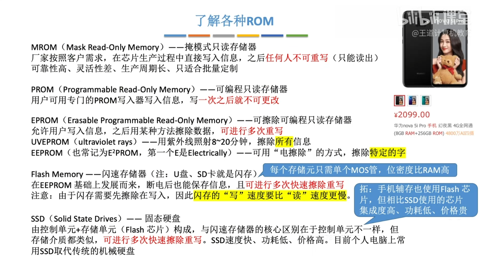 各种 ROM 芯片