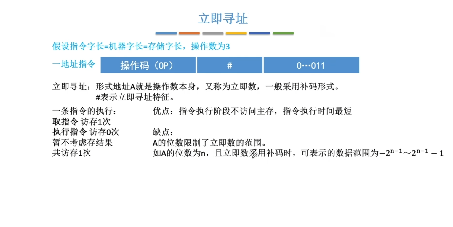 立即寻址