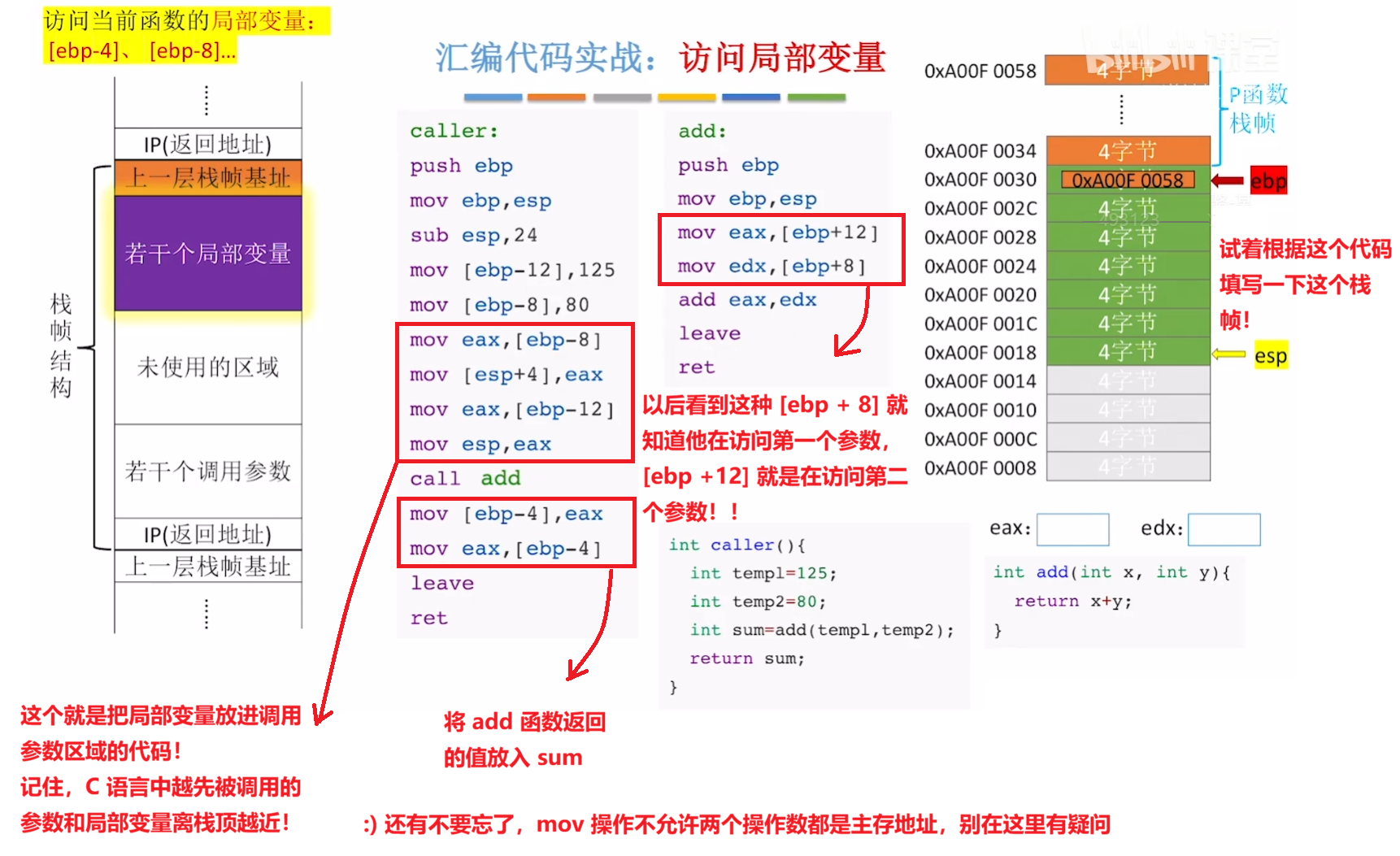 如何进行的参数传递和返回值