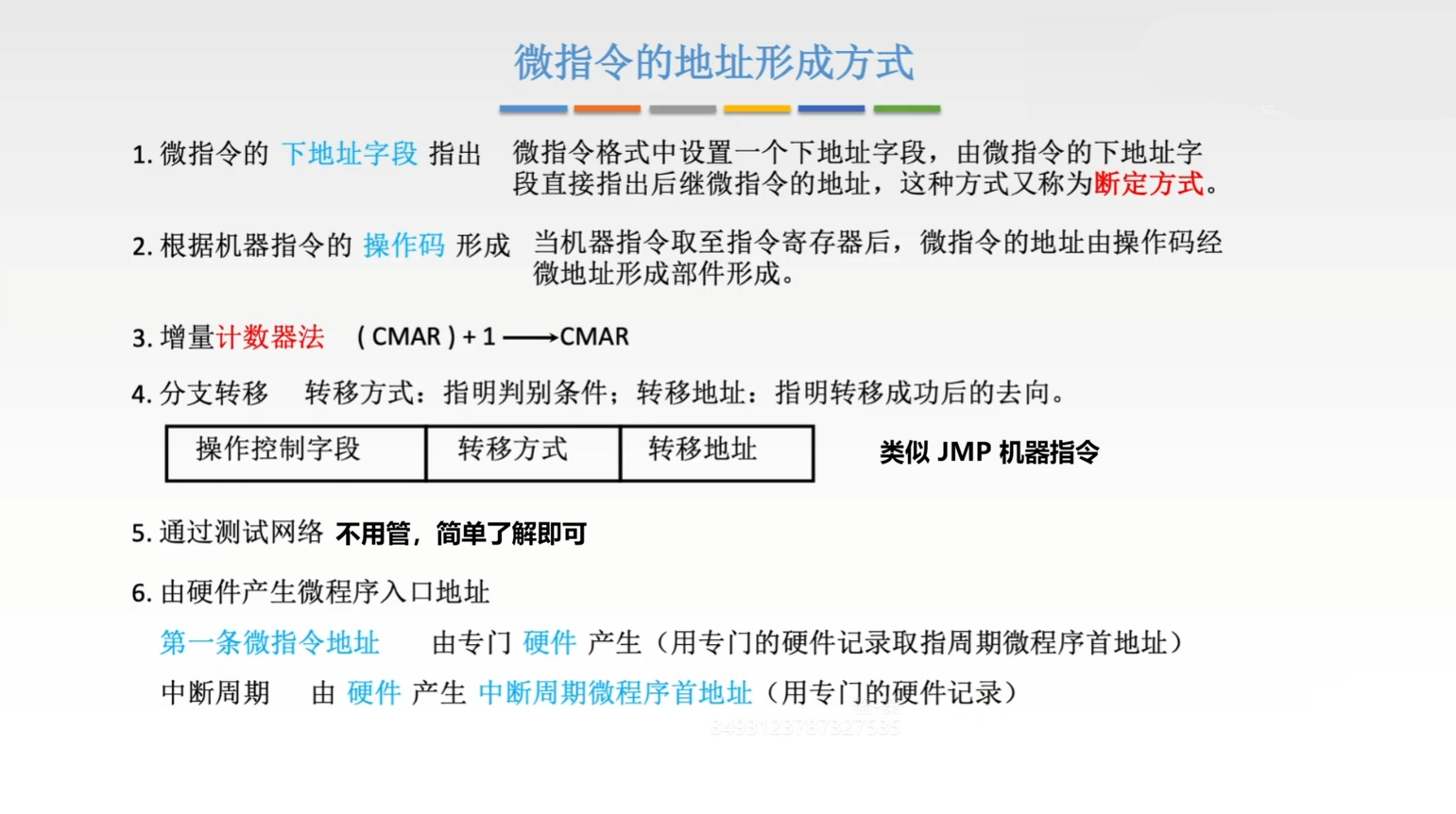 下一条微指令形成的方式