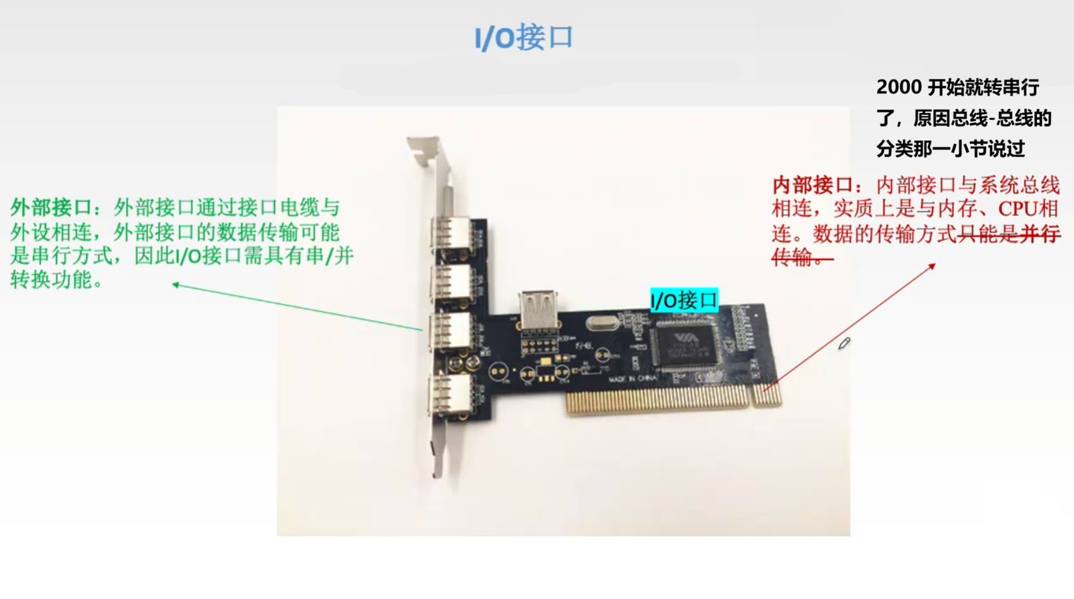 I / O 设备的基本结构